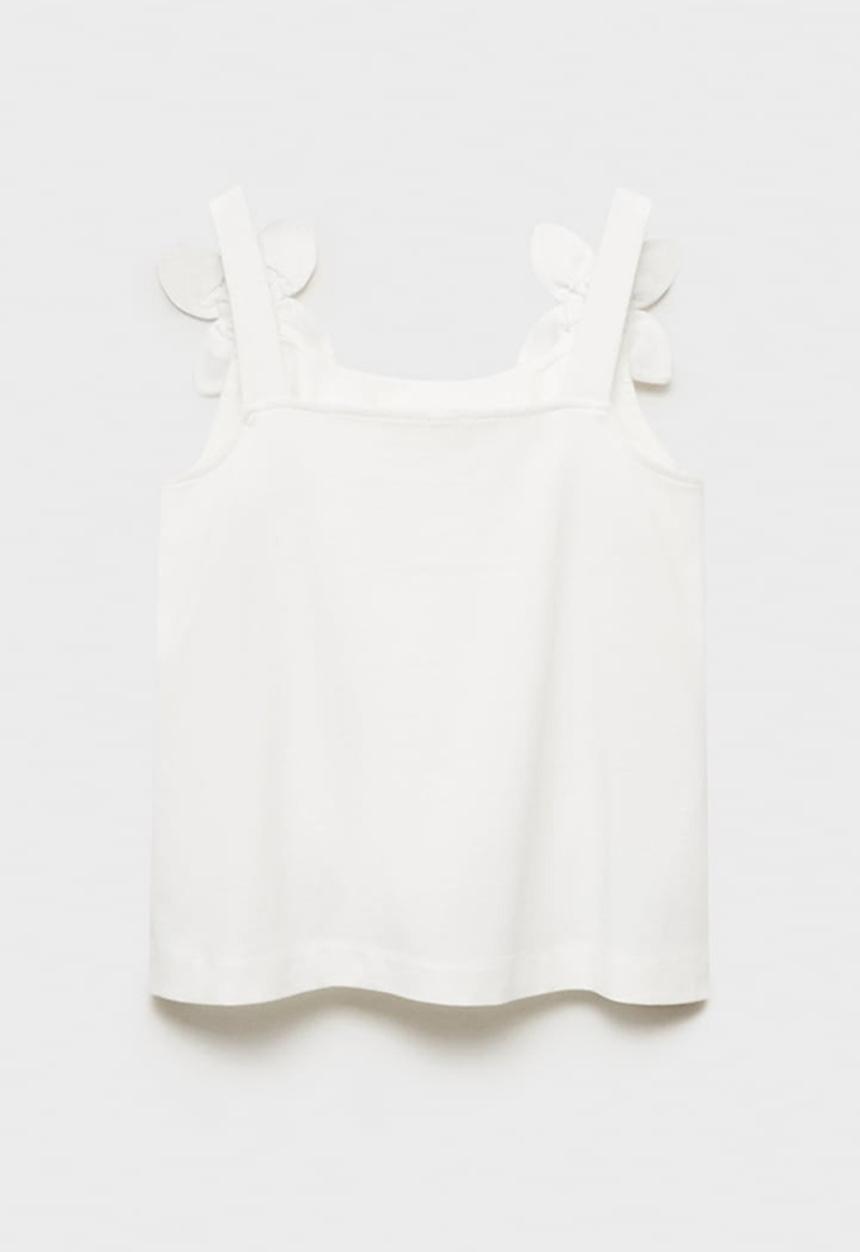 MANGO - T-Shirt Flower - Natural