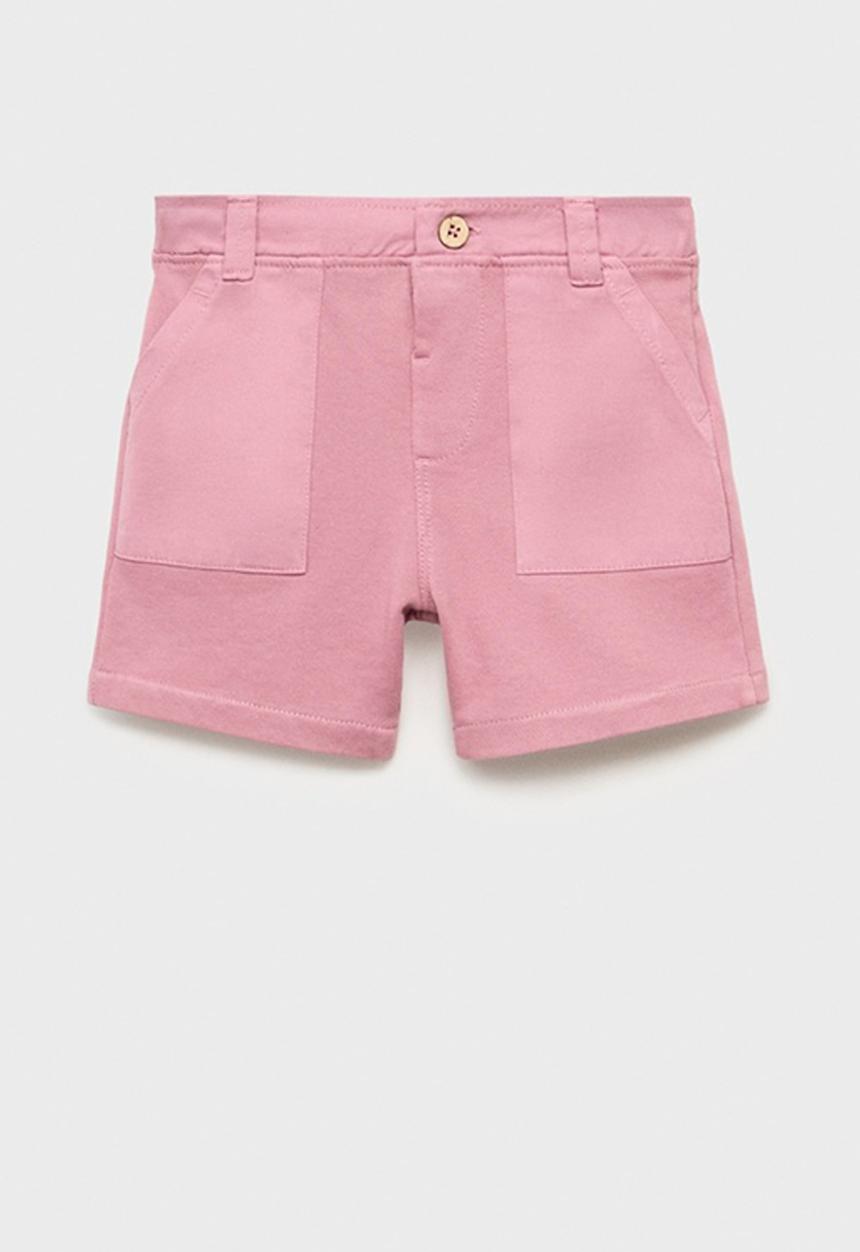 MANGO - Bermudas Travel - Dark Red