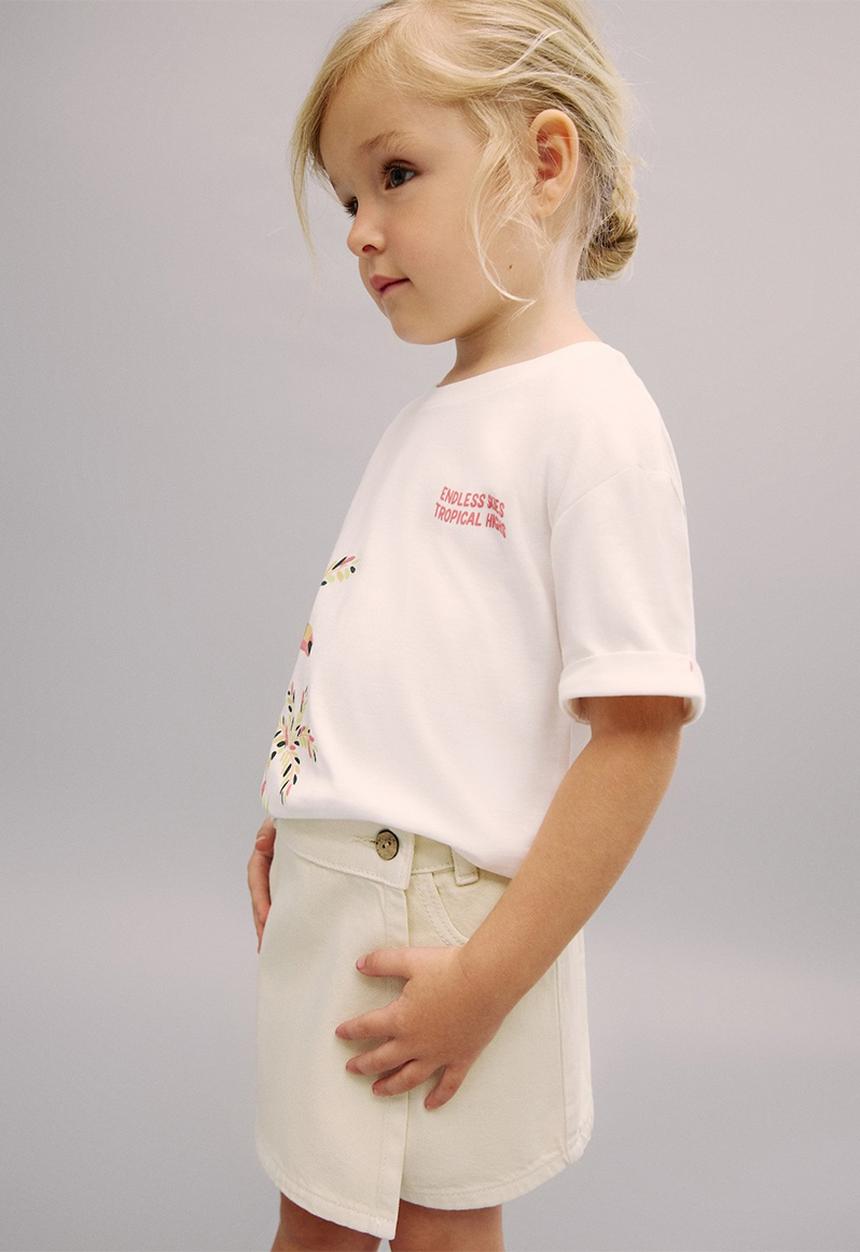 MANGO - Shorts Larisa - Light Beige