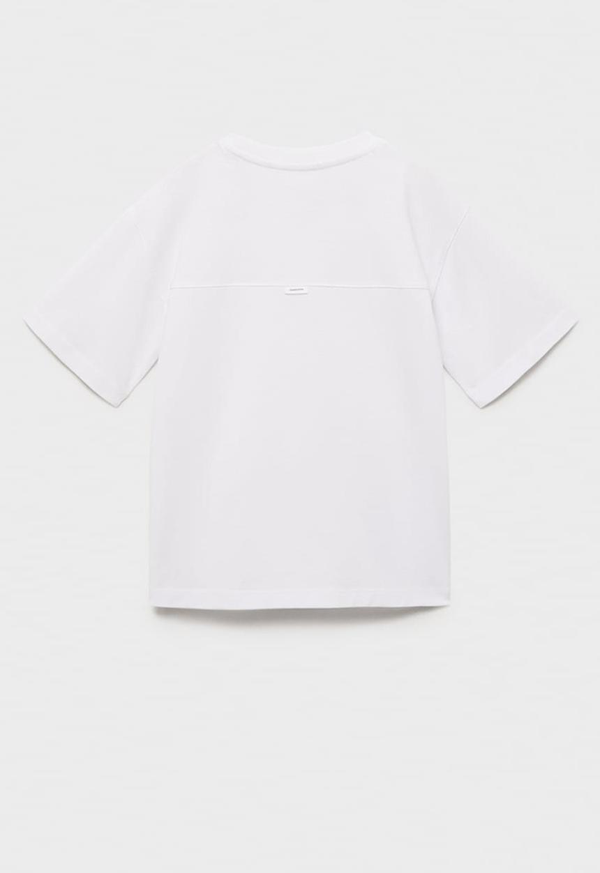MANGO - T-Shirt Newbamc - White