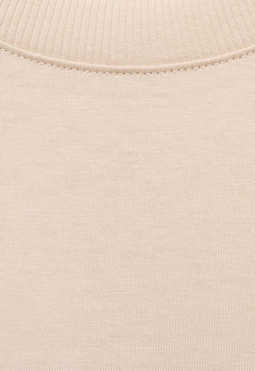 MANGO - T-Shirt Newbamc - Light/Pastel Brown