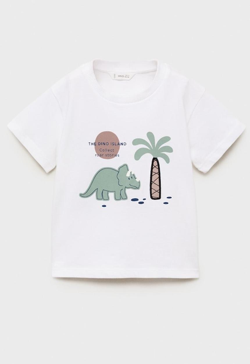 MANGO - T-shirt roar - natural