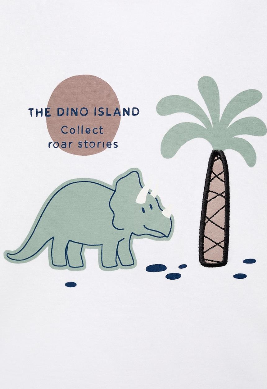 MANGO - T-shirt roar - natural