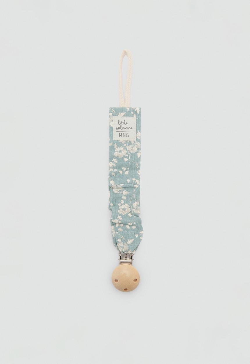 MANGO - Pacifier clip gingerc - green
