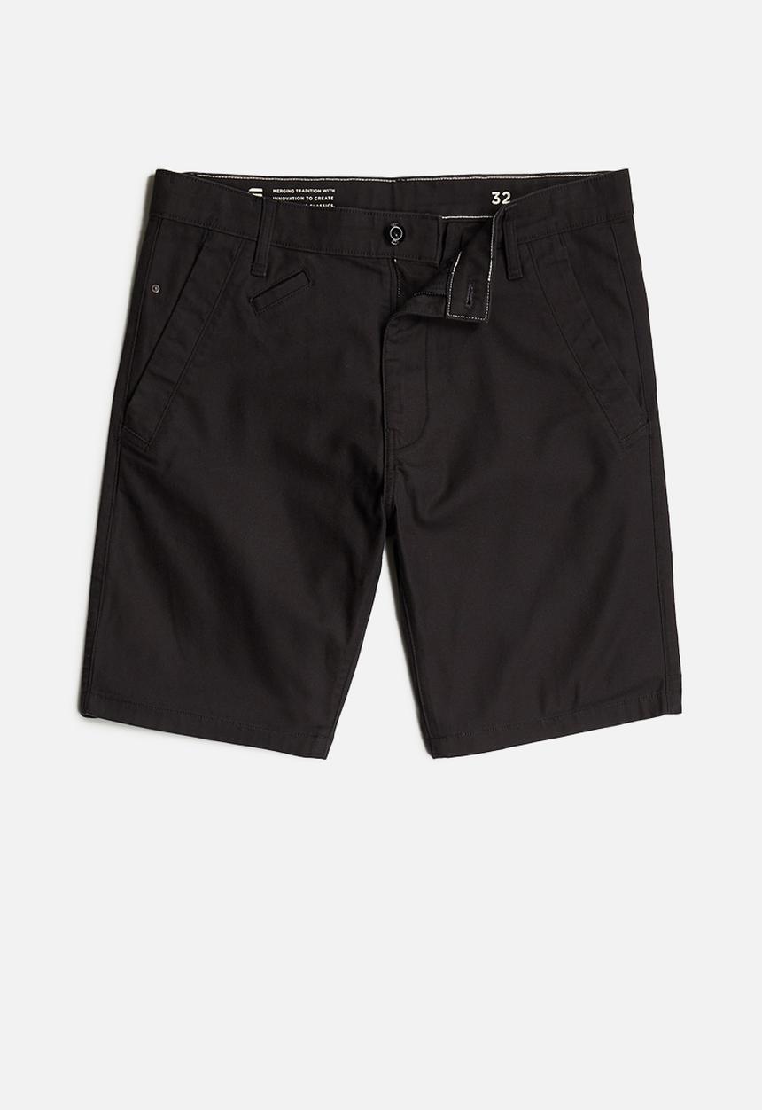 G-STAR - Bronson 3.0 slim chino short - black