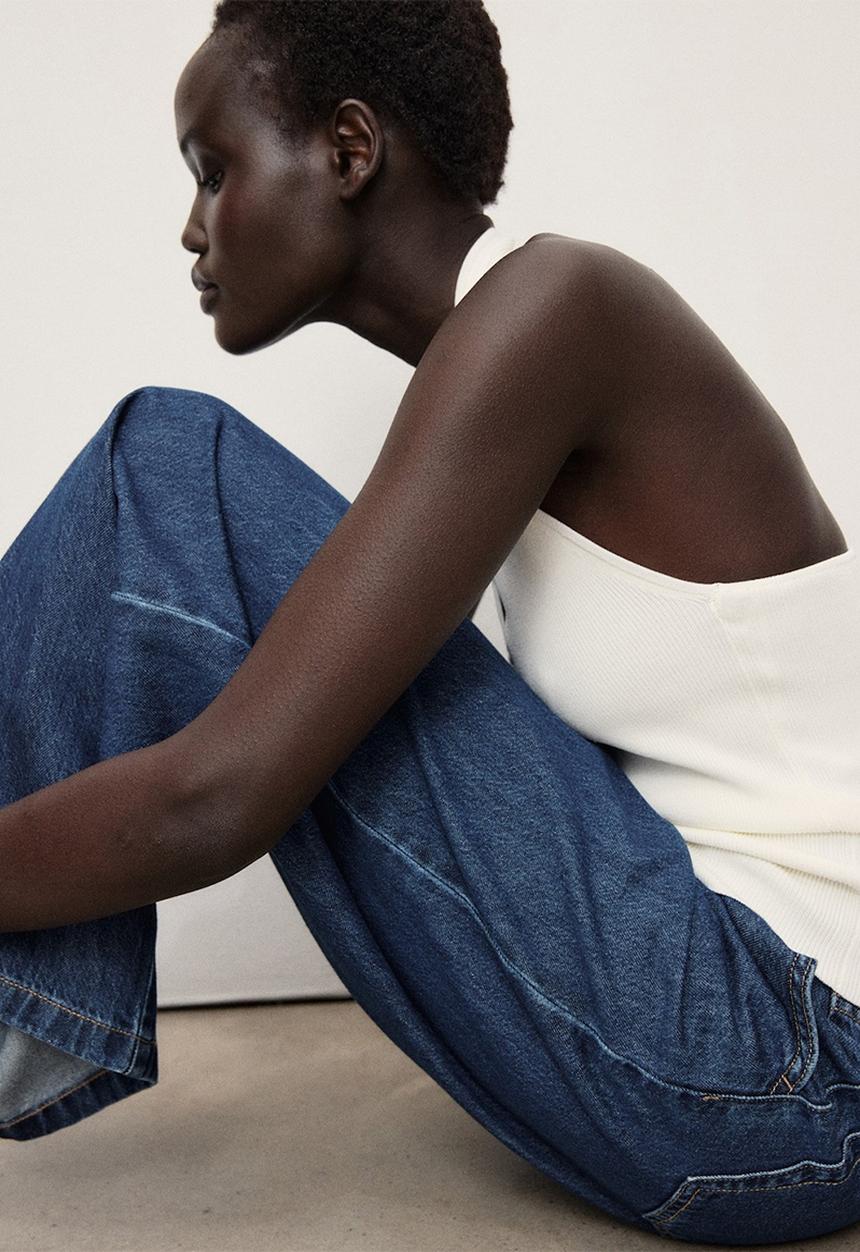 MANGO - Jeans Ona - Open Blue