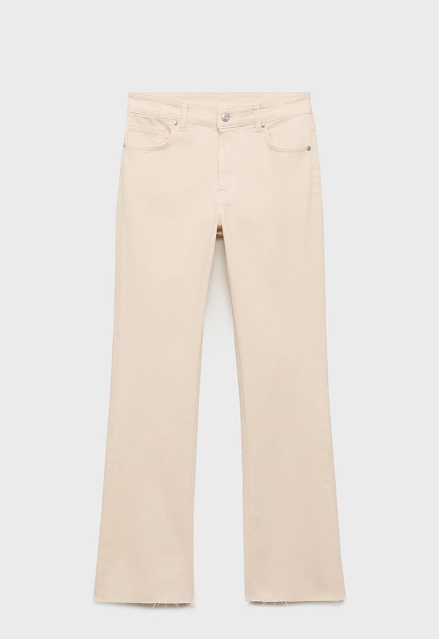 MANGO - Jeans Sienna - Light Beige