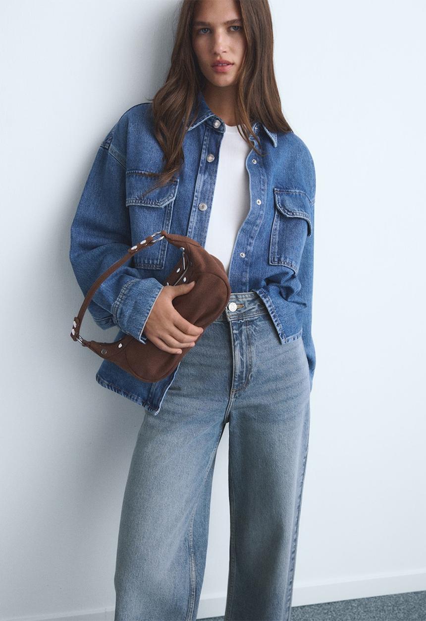MANGO - Jeans Catherin - Open Blue