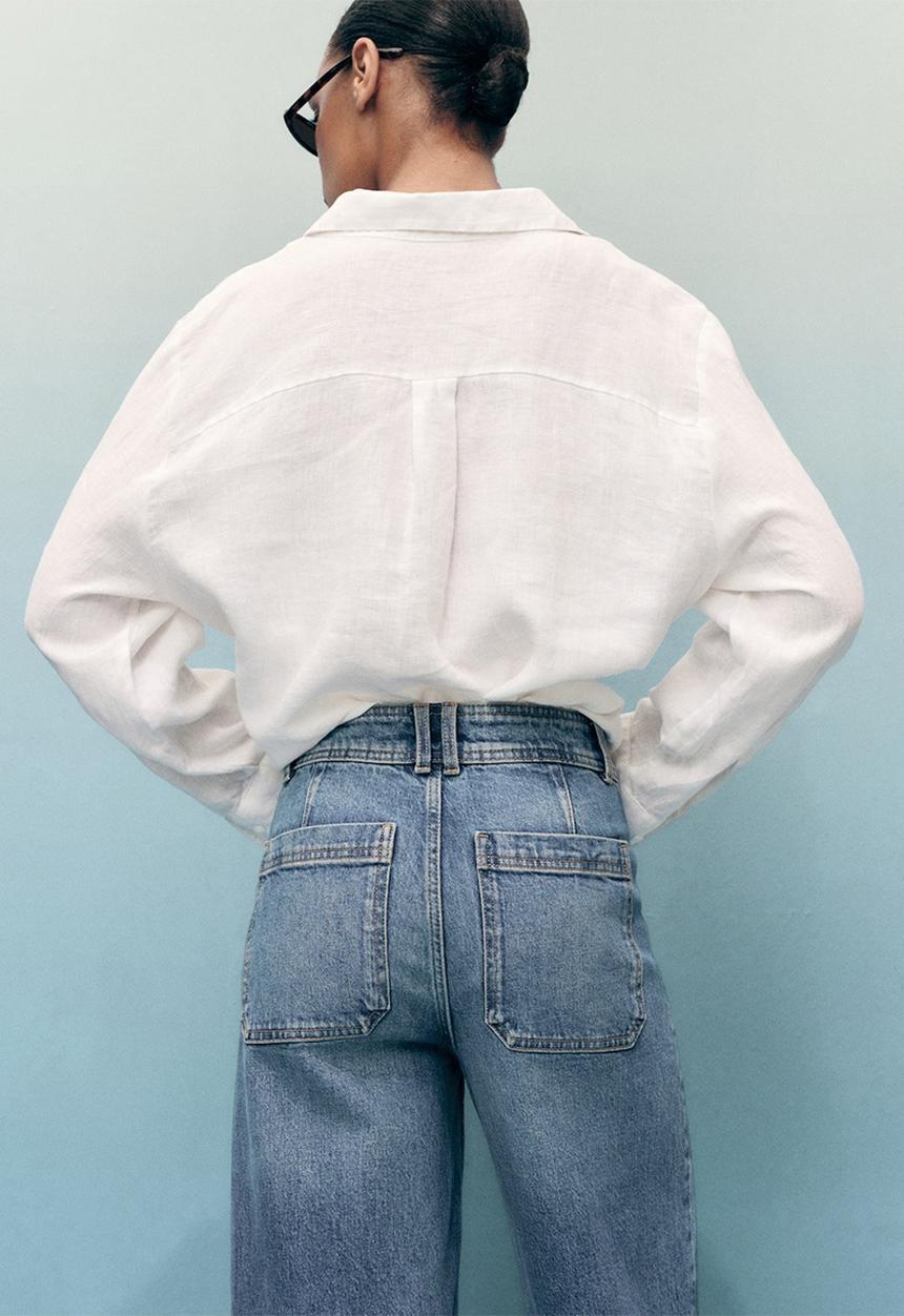 MANGO - Jeans Catherin - Open Blue