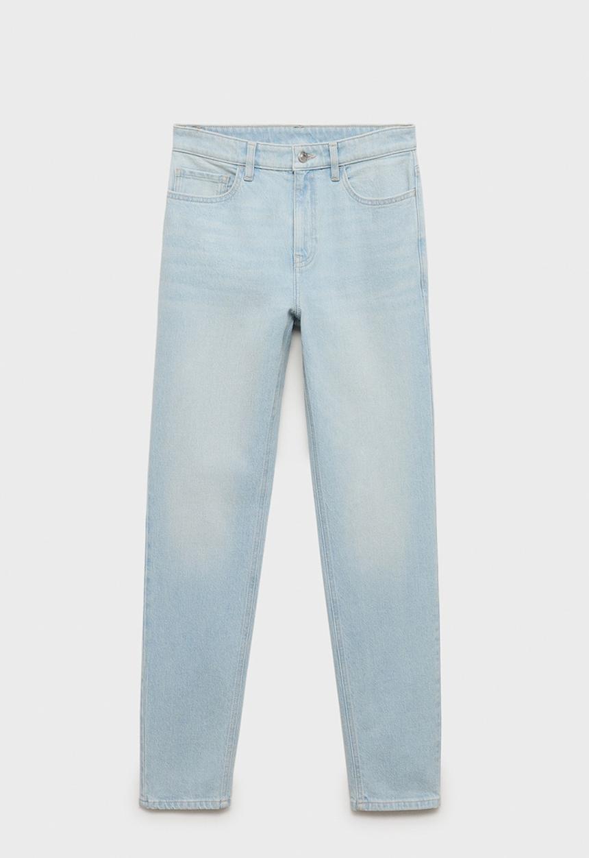 MANGO - Jeans Newmom - Open Blue