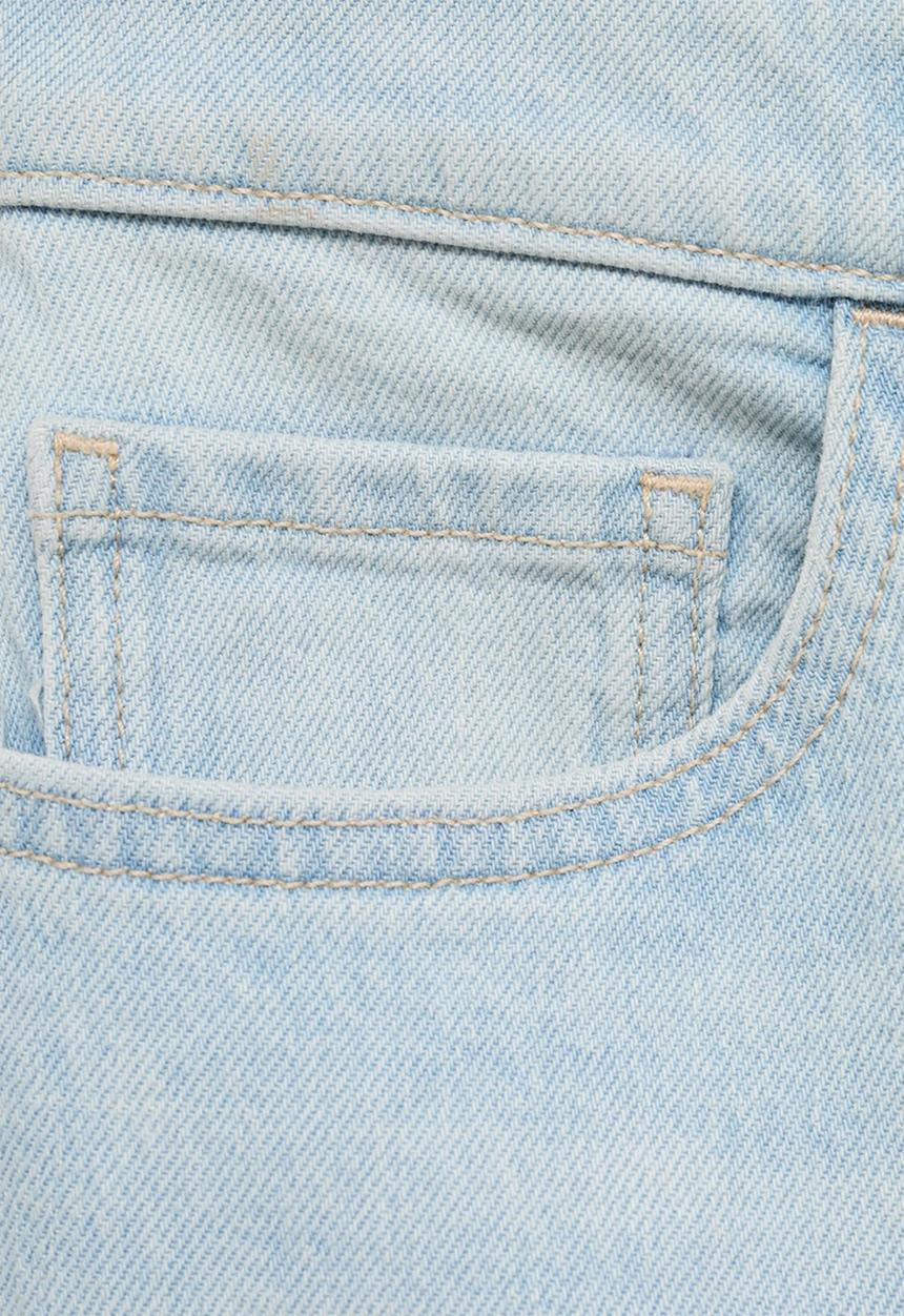 MANGO - Jeans Newmom - Open Blue