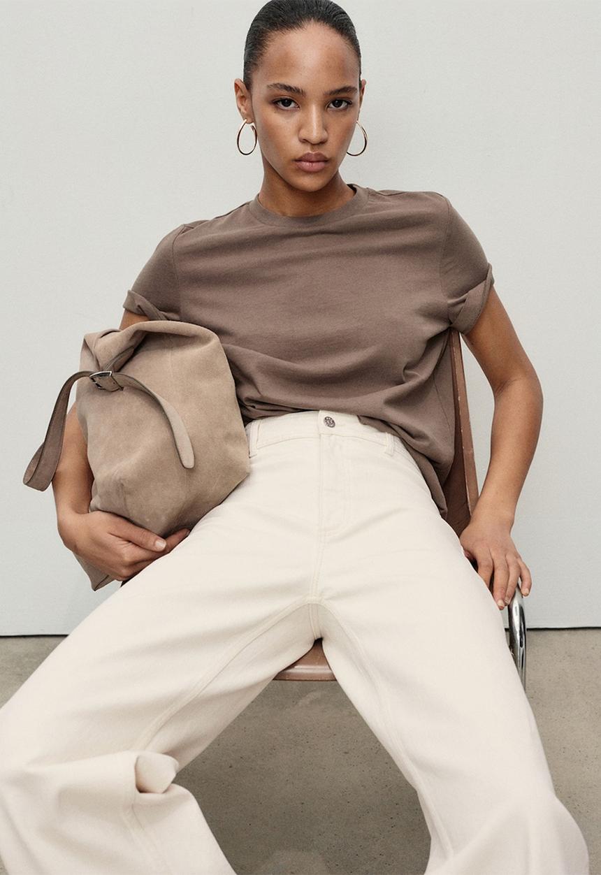 MANGO - Jeans Catherin - Natural