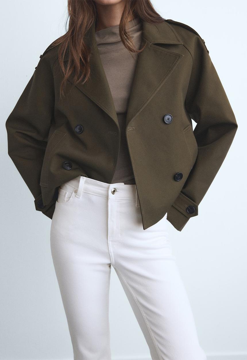 MANGO - Jeans Sienna - White