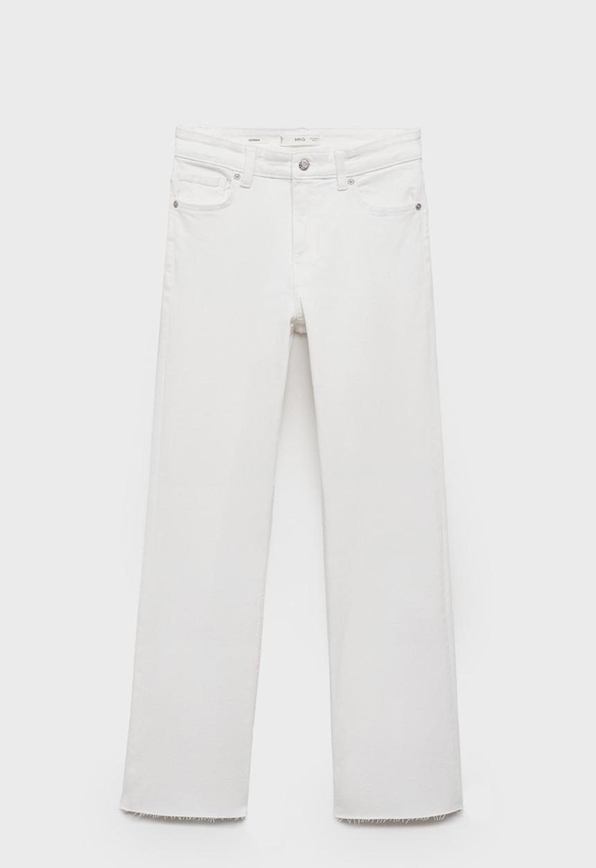 MANGO - Jeans Sienna - White