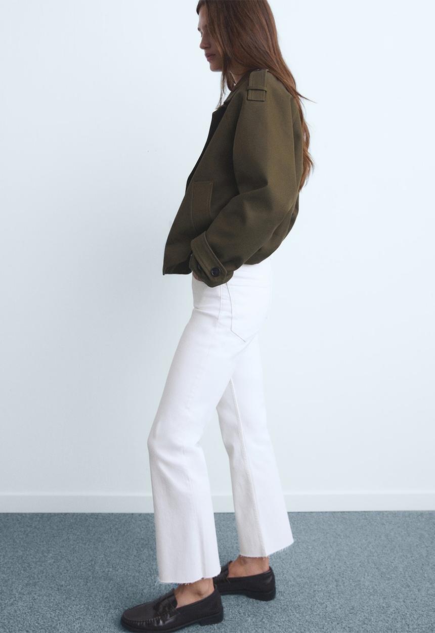 MANGO - Jeans Sienna - White