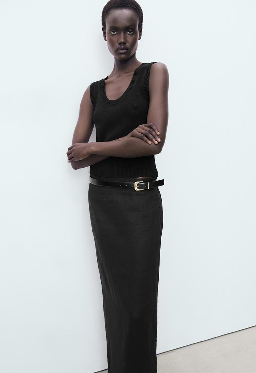 MANGO - Skirt Fred - Black