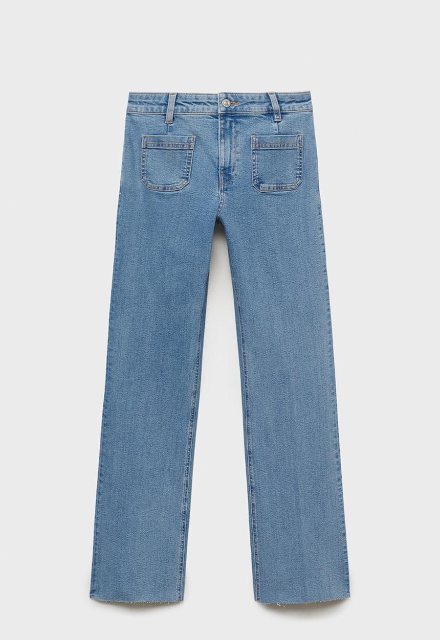 MANGO - Jeans Alex - Open Blue