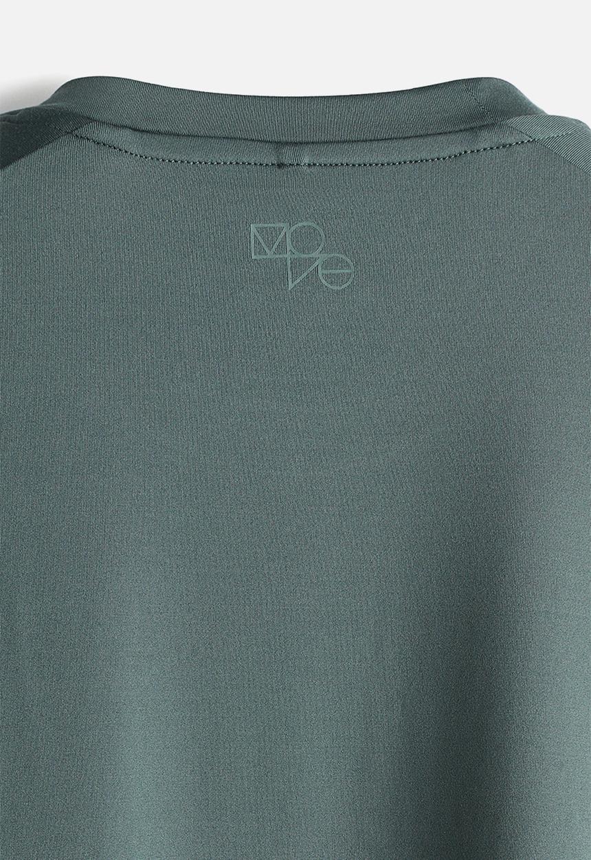 H&M - Regular fit sports top with drymove™ - green