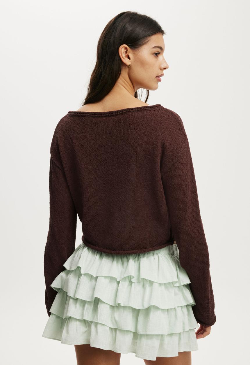 Cotton On - Summer Pullover - Dark Oak