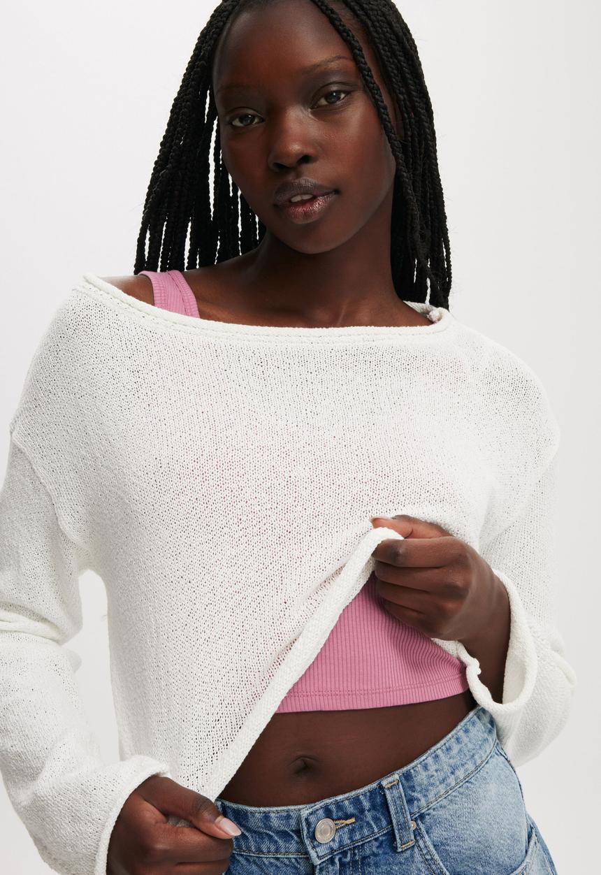 Cotton On - Summer Pullover - Porcelain