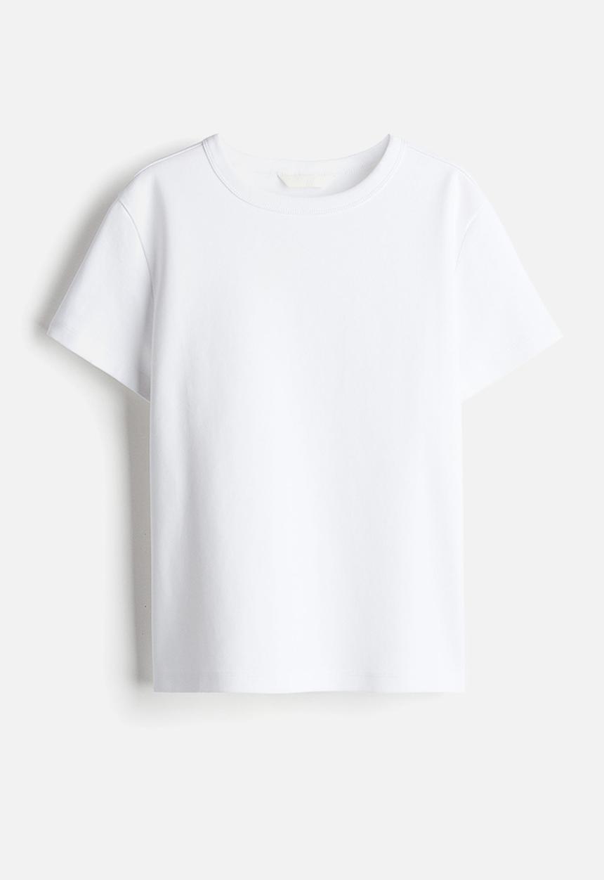 H&M - Cotton T-shirt - white