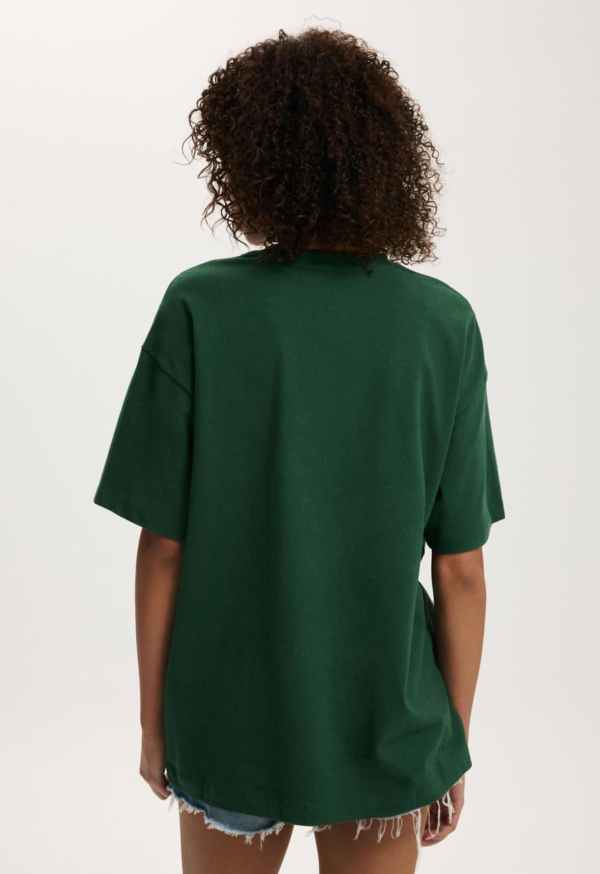 Cotton On - The Boxy Oversized Tee - Heritage Green