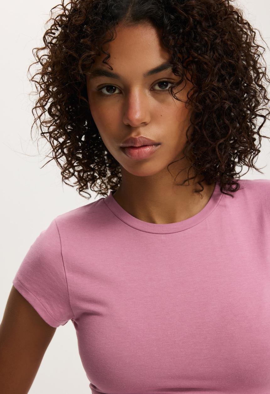 Cotton On - All Day Crew Tee - Mystic Mauve