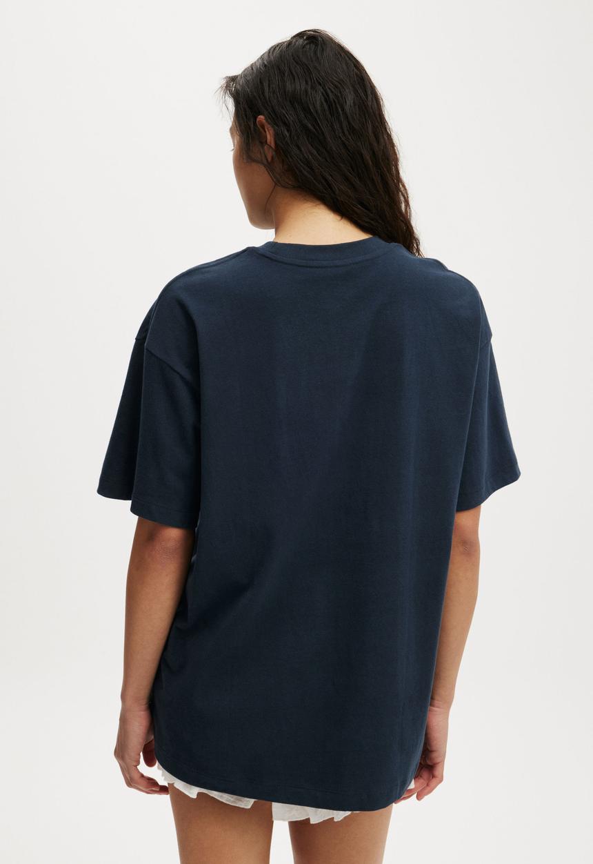 Cotton On - The boxy oversized tee - ink navy
