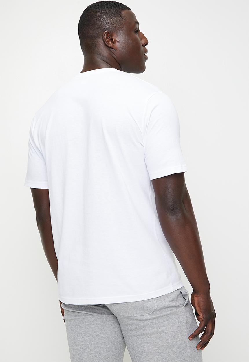 Reebok - Adrian short sleeve crew neck tee - white