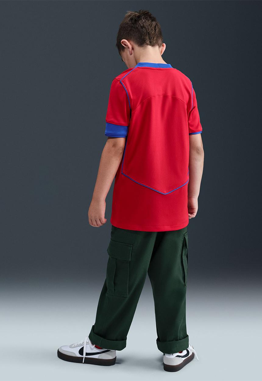 Nike - Paris Saint Germainyouth Nike Dri-Fit Stadium Jersey - Global Red/Sport Red/Hyper Royal