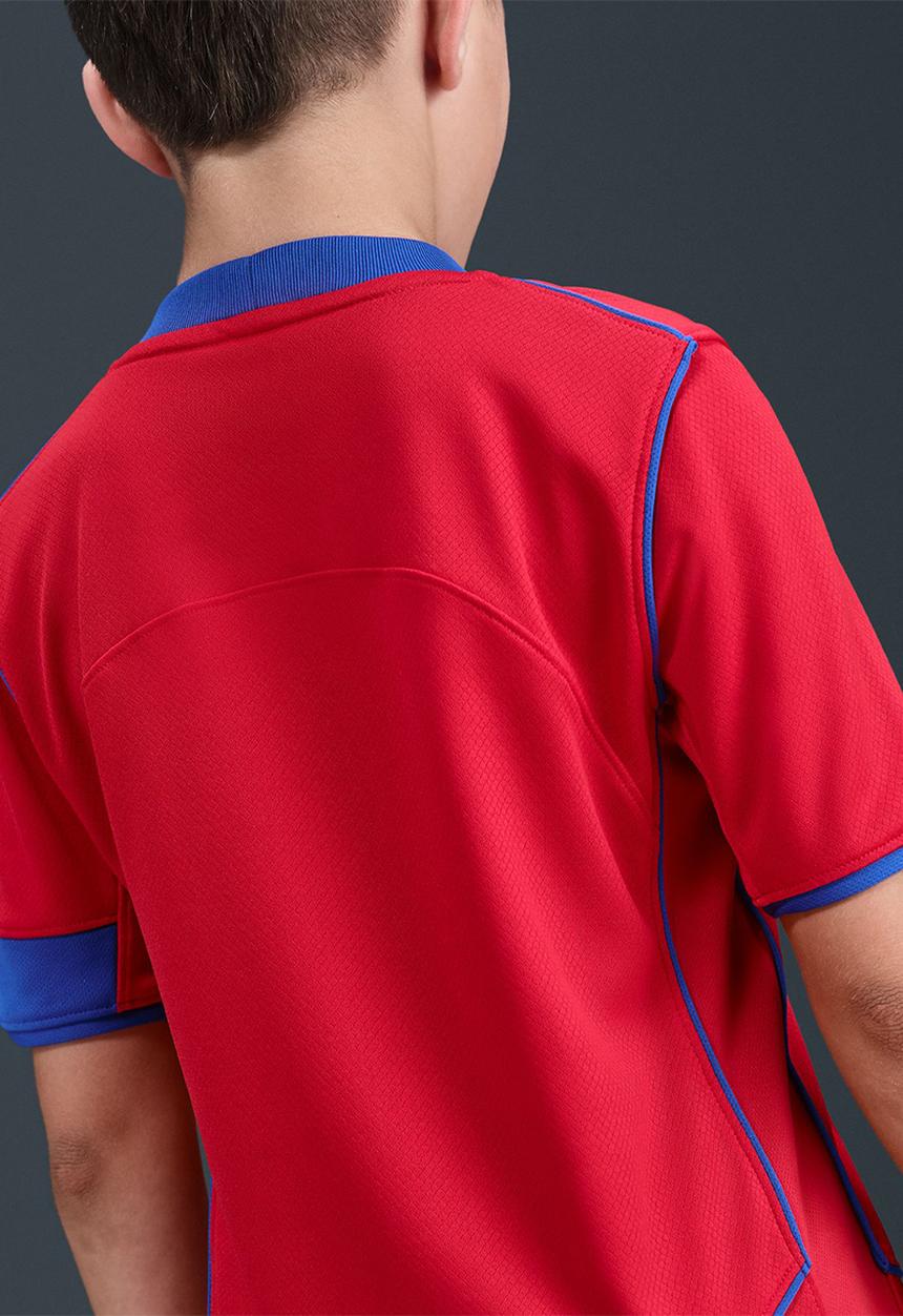 Nike - Paris Saint Germainyouth Nike Dri-Fit Stadium Jersey - Global Red/Sport Red/Hyper Royal