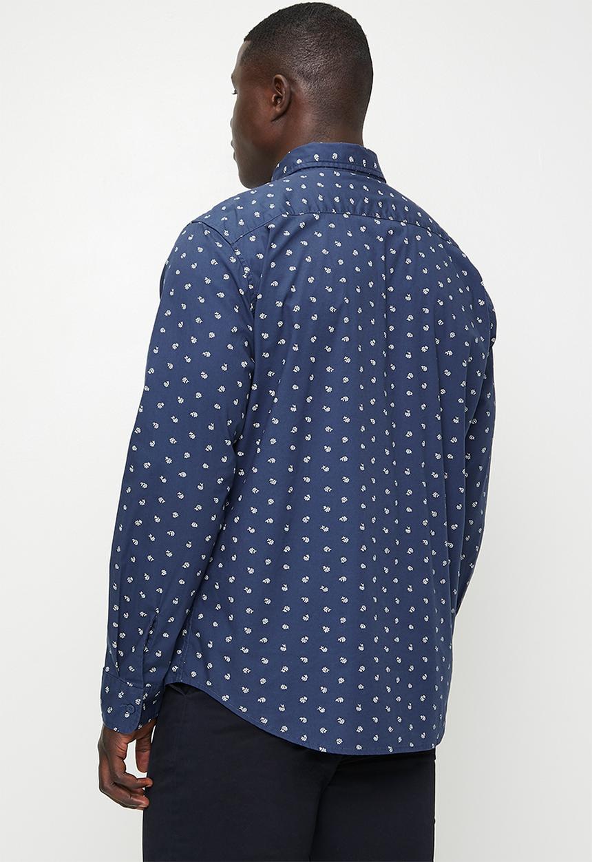 Levi’s® - Classic 1 Pkt Standard - Lex Geo Ditsy Floral Zodiac Blue Stretch Poplin