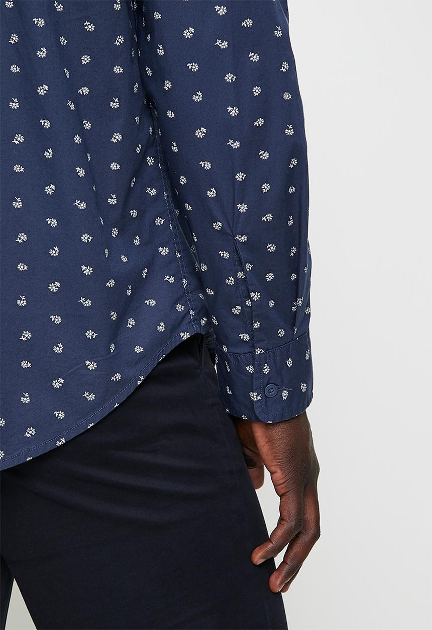 Levi’s® - Classic 1 Pkt Standard - Lex Geo Ditsy Floral Zodiac Blue Stretch Poplin