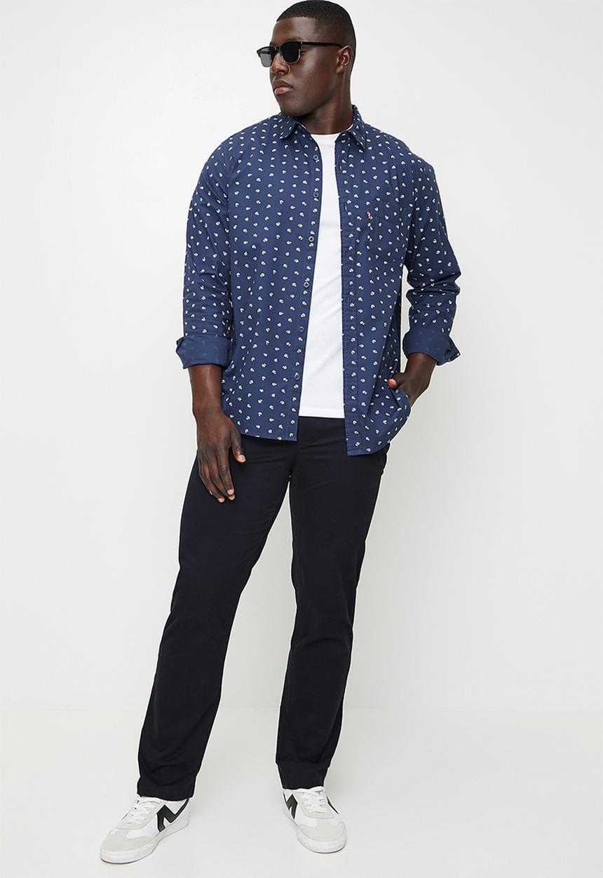 Levi’s® - Classic 1 Pkt Standard - Lex Geo Ditsy Floral Zodiac Blue Stretch Poplin