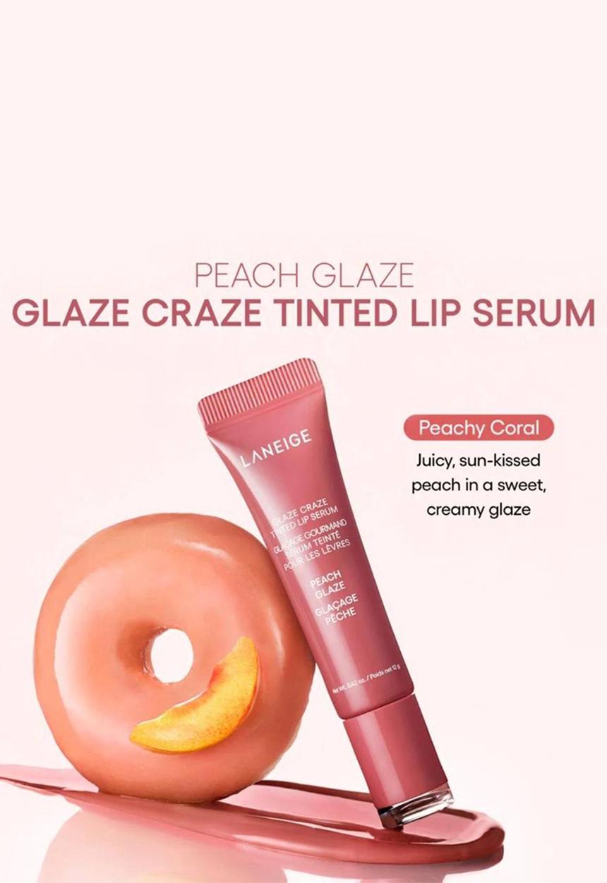 Laneige - Glaze Craze Tinted Lip Serum - Peach Glaze