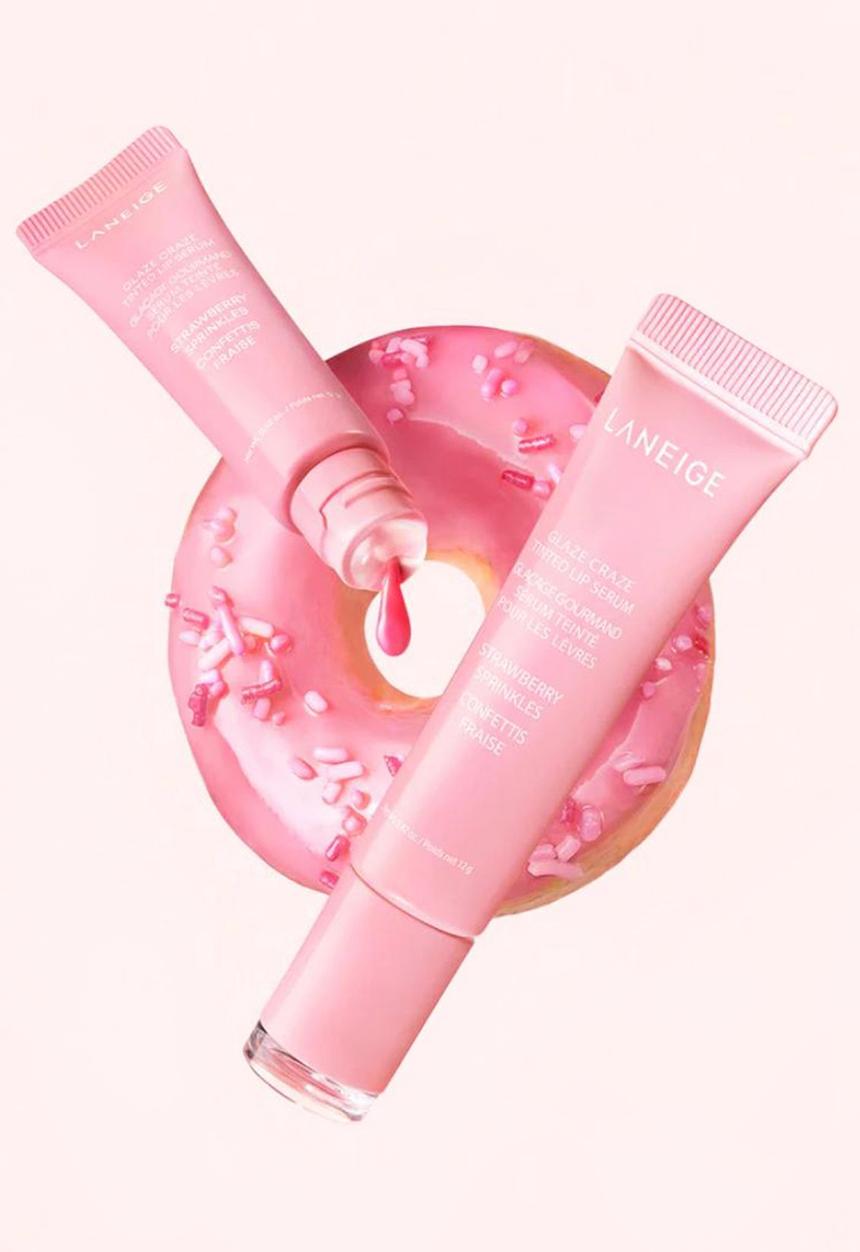 Laneige - Glaze Craze Tinted Lip Serum - Strawberry Sprinkles