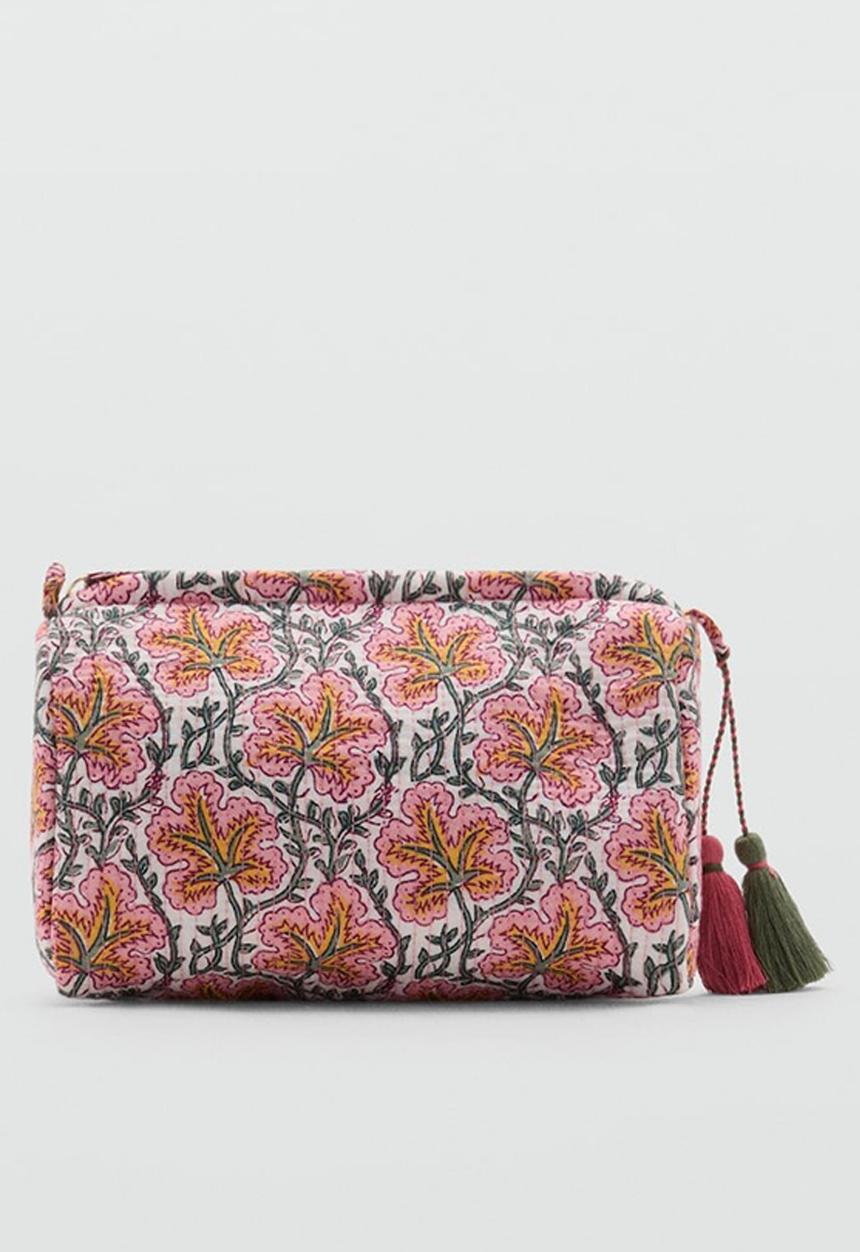 MANGO - Cosmetic bag loto - medium pink