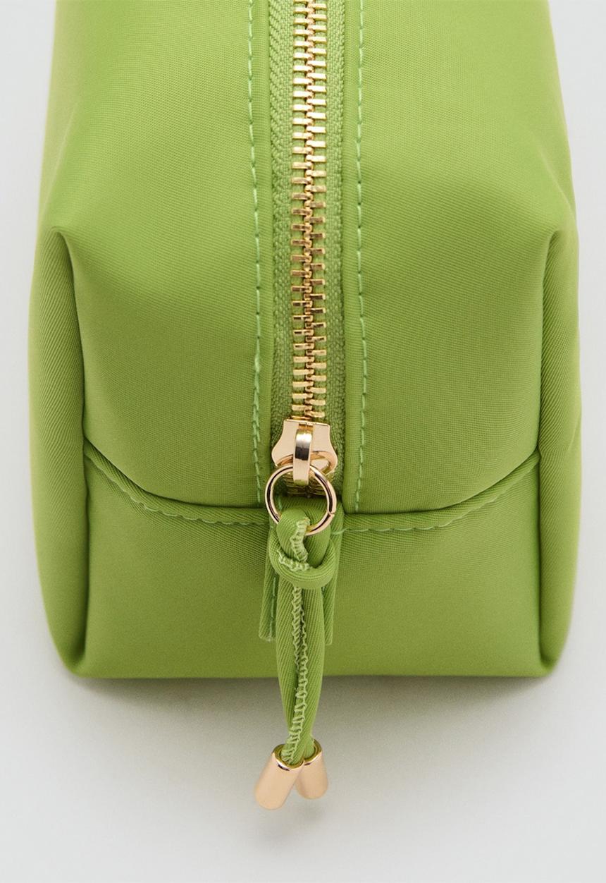 MANGO - Cosmetic bag sorbete - green