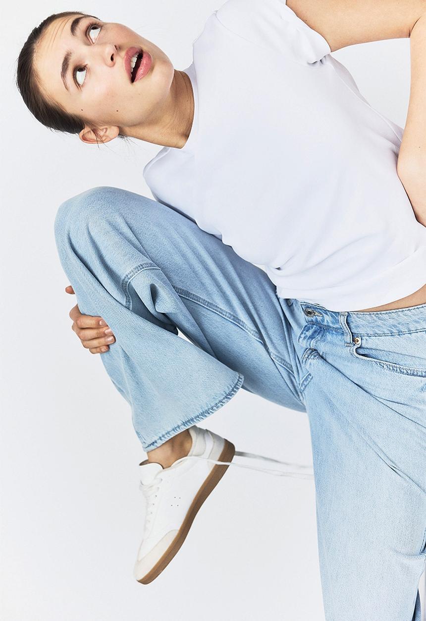 H&M - Cotton T-shirt - white
