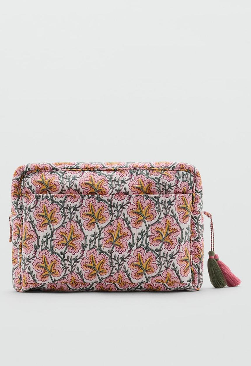MANGO - Cosmetic bag loto - medium pink
