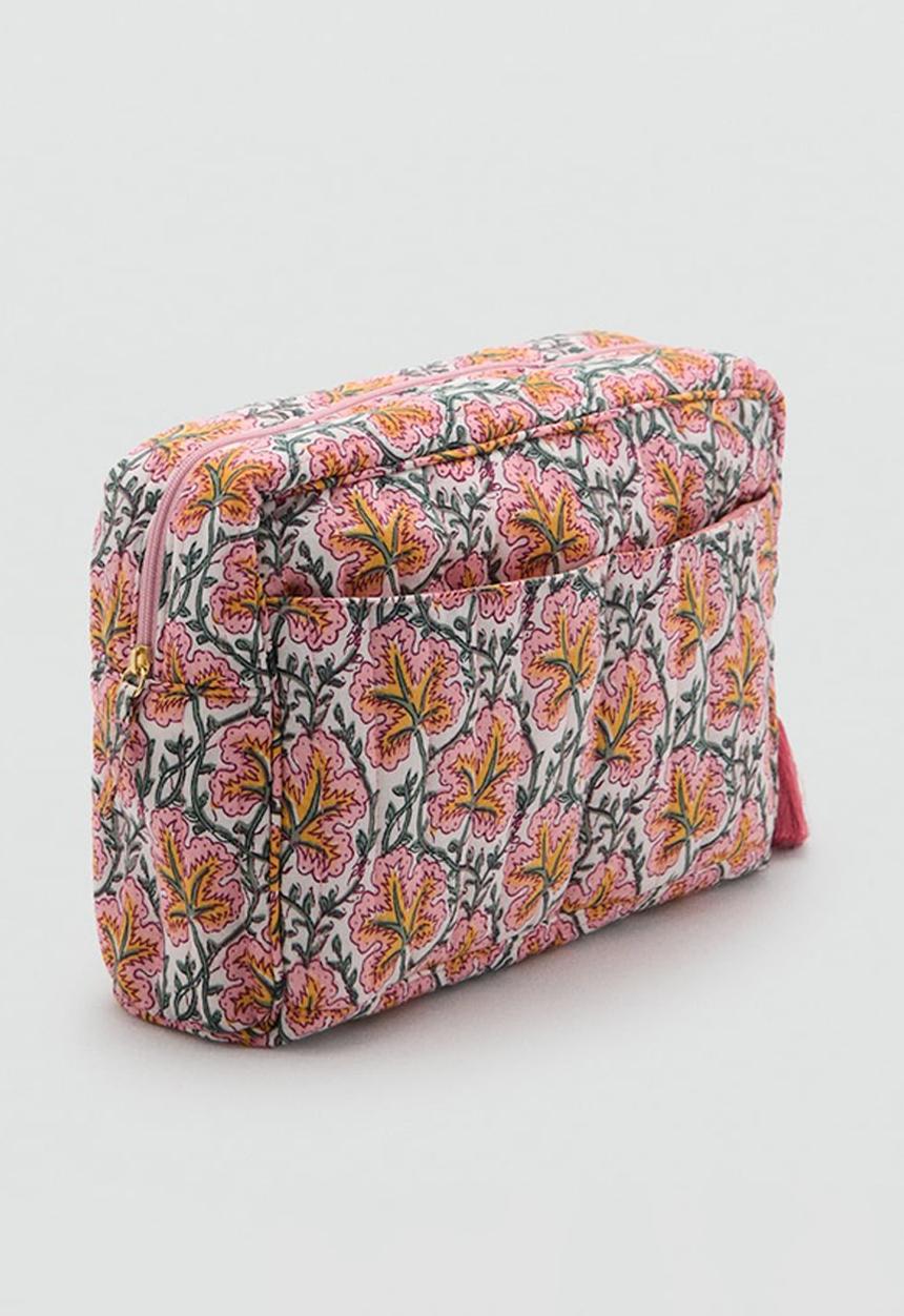 MANGO - Cosmetic bag loto - medium pink
