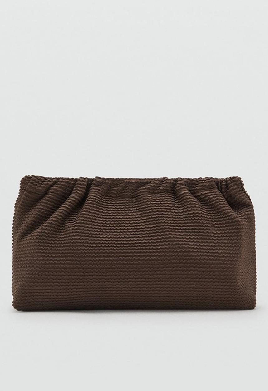 MANGO - Cosmetic bag sirs - dark brown