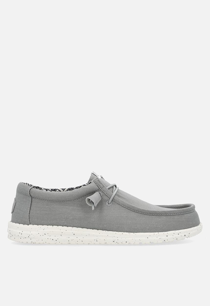 Hey Dude - Wally Stretch Canvas Lgr - Light Grey