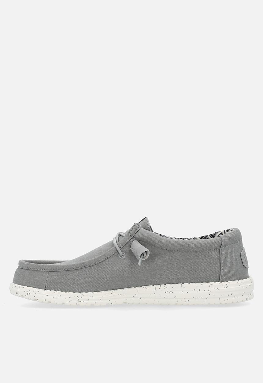 Hey Dude - Wally Stretch Canvas Lgr - Light Grey