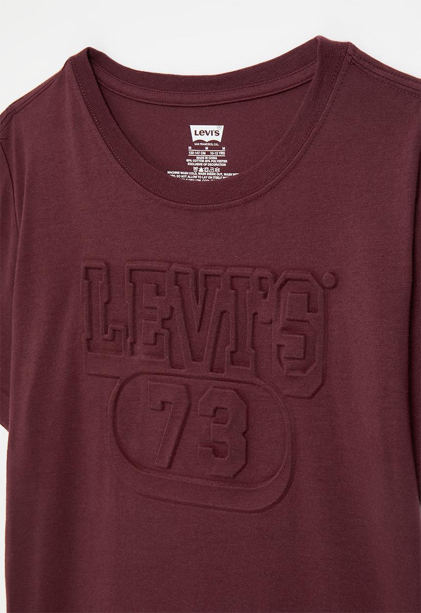 Levi’s® - Lvb embossed levi's tee - chocolate truffle