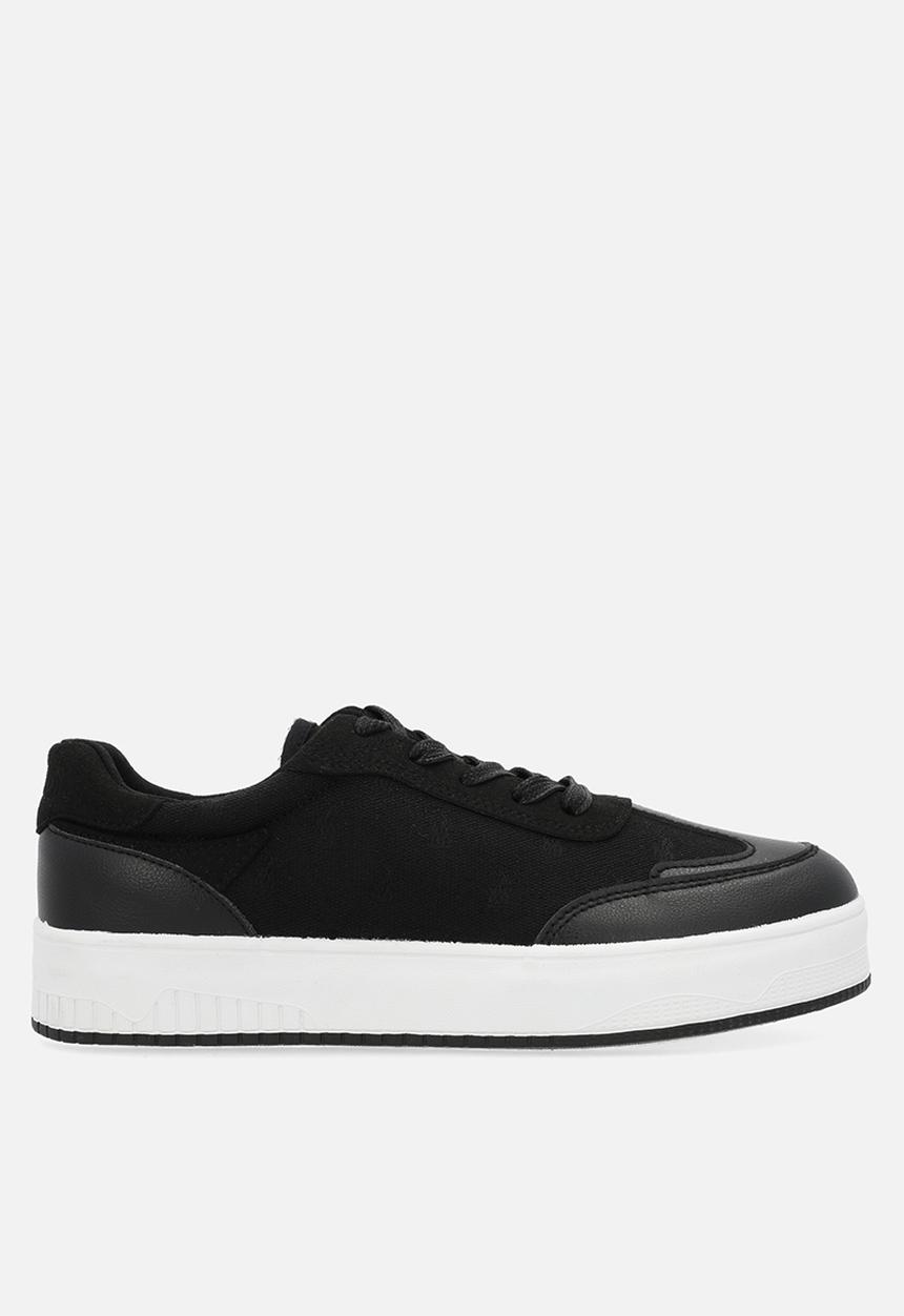 POLO - Panelled sneaker - black
