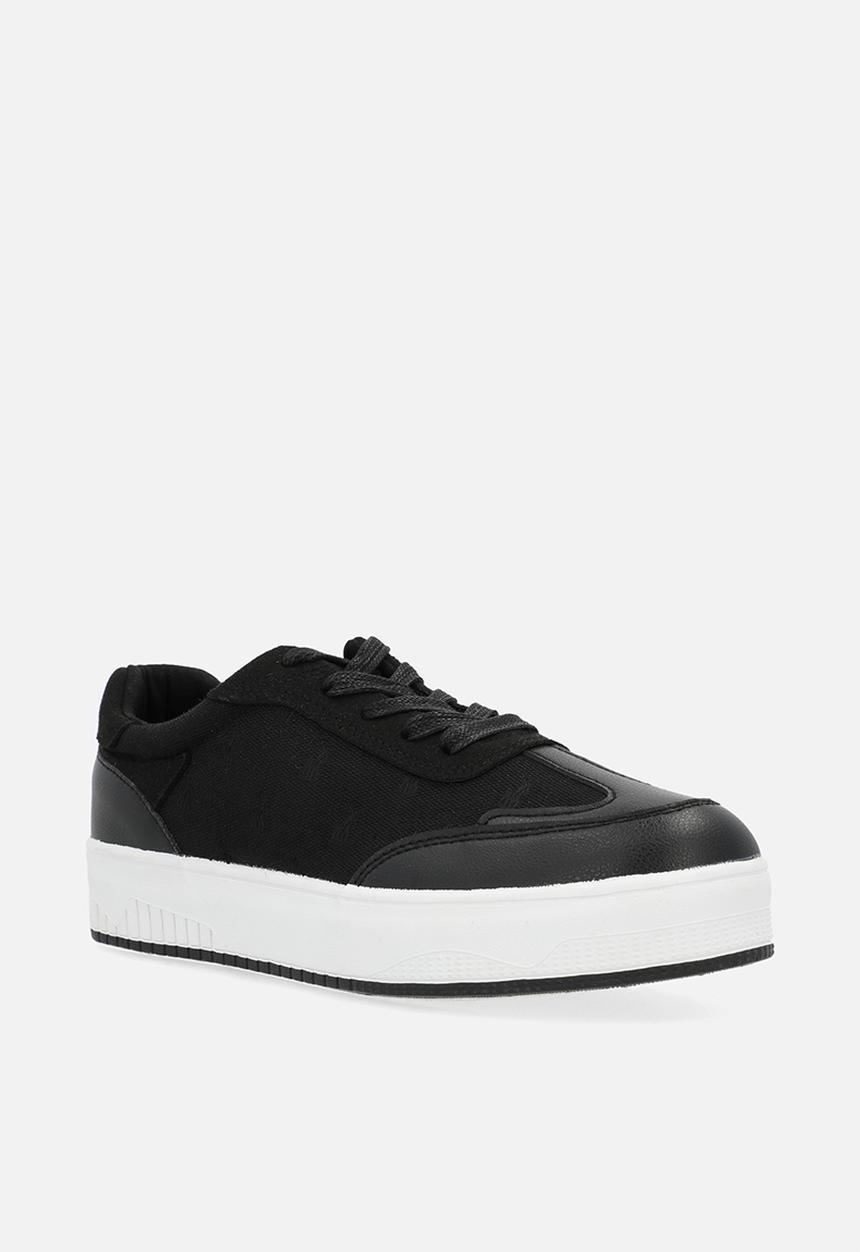 POLO - Panelled sneaker - black