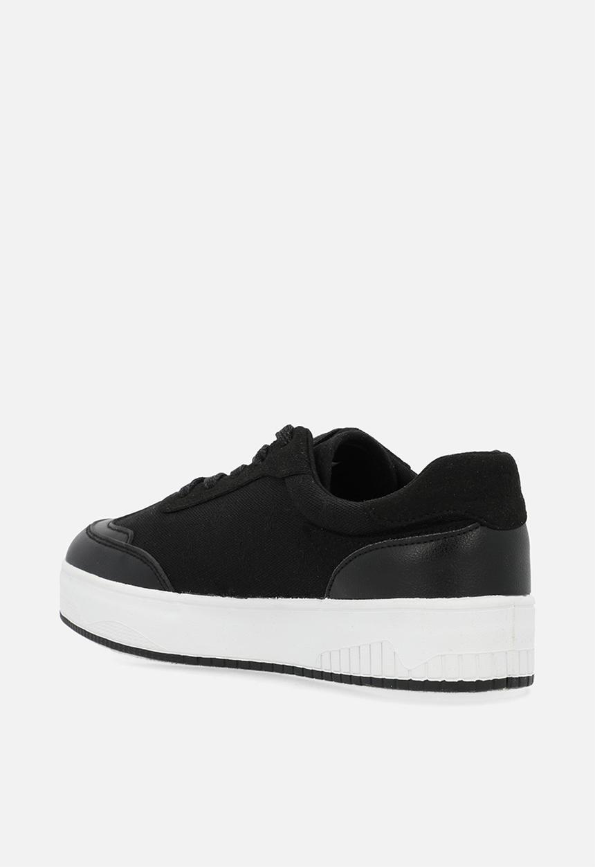POLO - Panelled sneaker - black