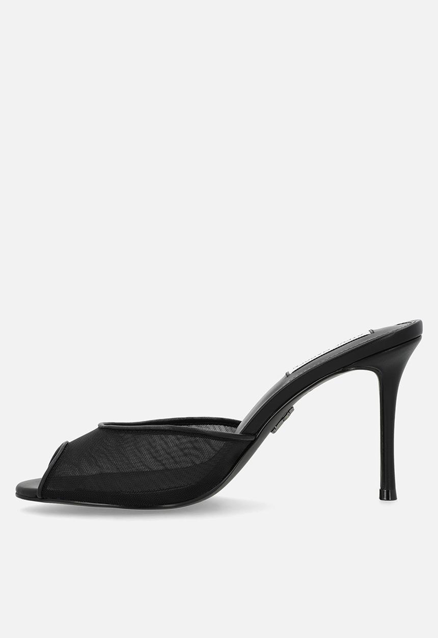 Steve Madden - Rollout-m heel - black mesh
