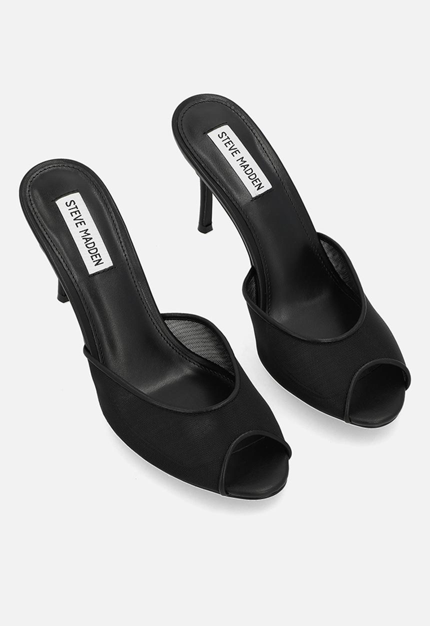 Steve Madden - Rollout-m heel - black mesh